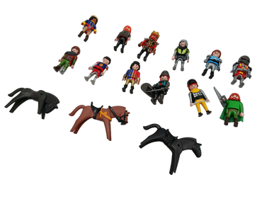 Playmobil Bundle Ritter & Mittelalter Set von 12 Figuren & Zubehör