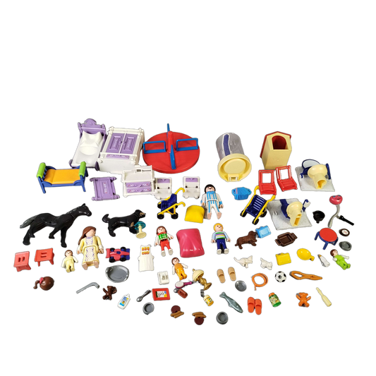 Playmobil Bundle Victorian Puppenhaus großes Set Figuren & Möbel