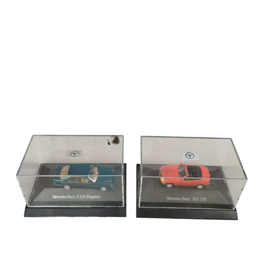 Mercedes Bundle Set von 2 E 320 SLK 230 Modellautos