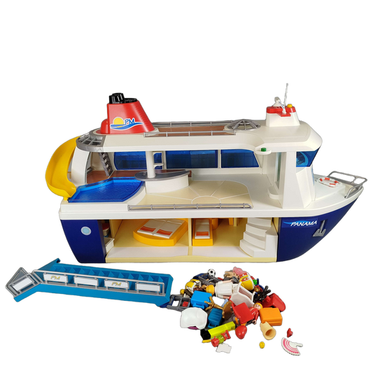 Playmobil 6978 Kreuzfahrtschiff Panama mit Figuren & Zubehör