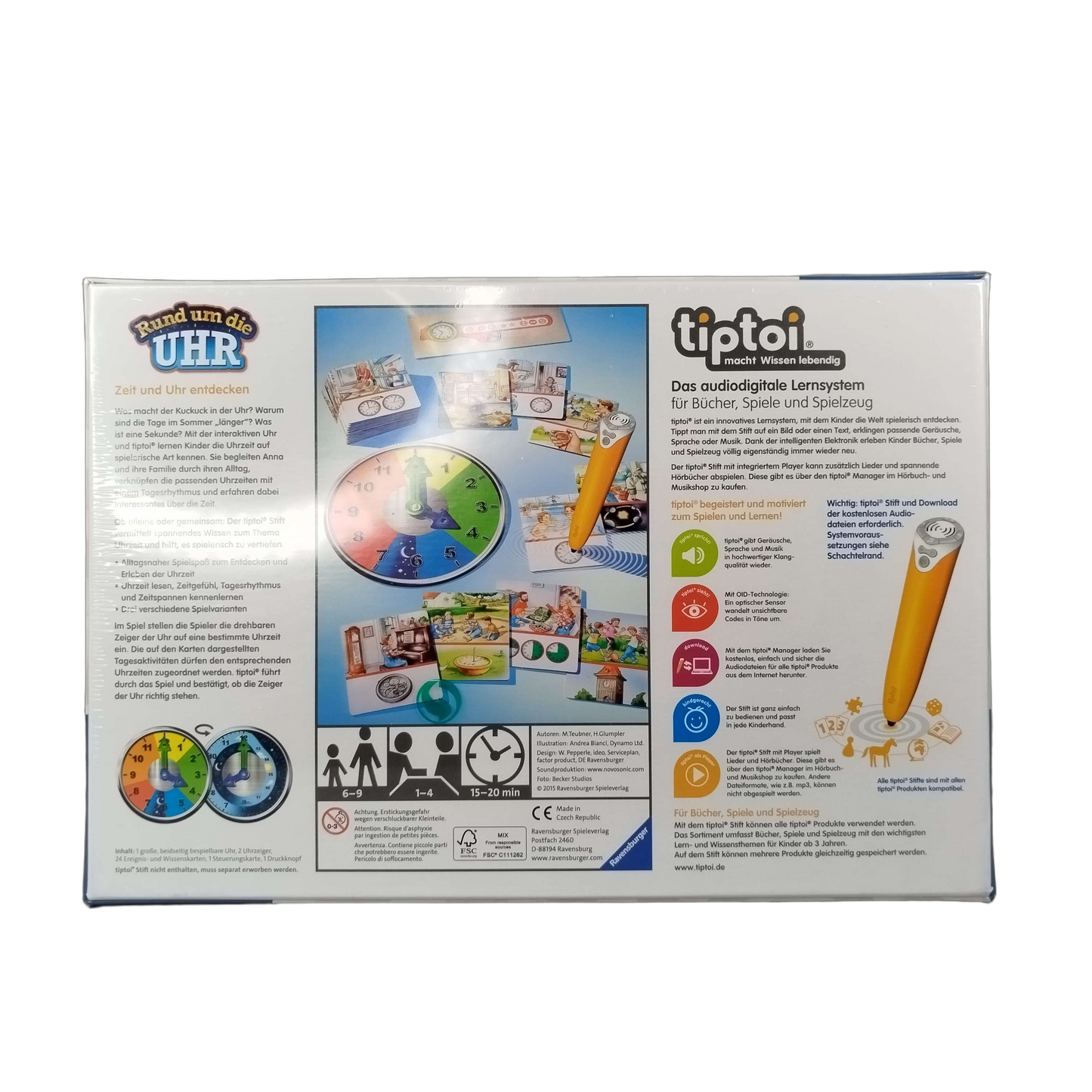 Ravensburger TipToi Rund um die Uhr Buch 00736 Neu