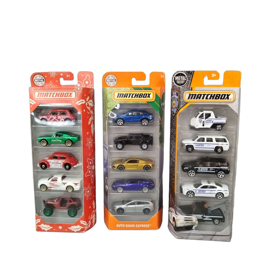 Matchbox Bundle Happy Holidays NYPD 3x Metallautos Neu