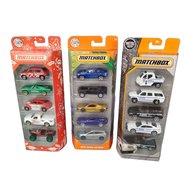 Matchbox Bundle Happy Holidays NYPD 3x Metallautos Neu