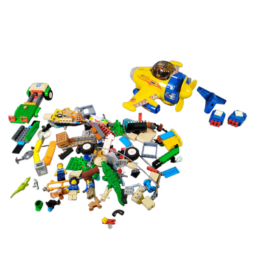 LEGO Bundle Sky King Set Flugzeug Steine & Figuren