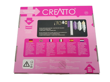 KOSMOS Creatto Einhorn 03539 3D-Baukasten mit LED-Lichterkette