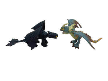 Spin Master Bundle Ohnezahn & Deadly Nadder Set von 2 Actionfiguren