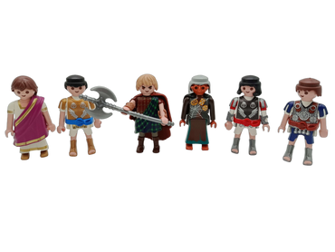 Playmobil Bundle Ritter Set von 54 Figuren & Pferde mit Zubehör