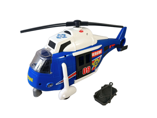 Dickie Toys Rettungshelikopter mit Rettungstrage & Seilwinde