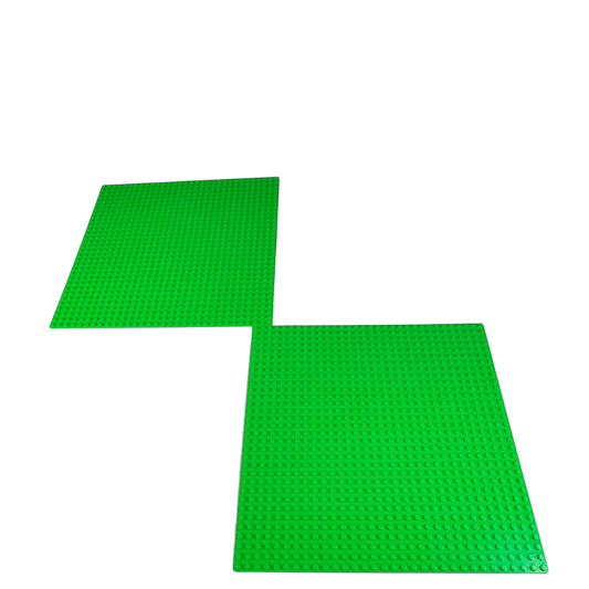 LEGO Bundle 2x Bauplatten 16x16 grün