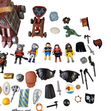 Playmobil Bundle Drachenland 4837 Set Figuren, Wikinger & Ritter