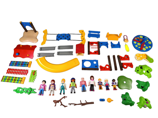 Playmobil Family Fun Spielplatz Figuren-Set mit Zubehör, ab 3 Jahre