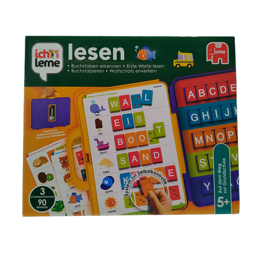 Jumbo Ich lerne Lesen 19565 Montessori Lernspiel