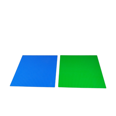 LEGO Bundle Set von 2 32x32 Grundplatten grün & blau