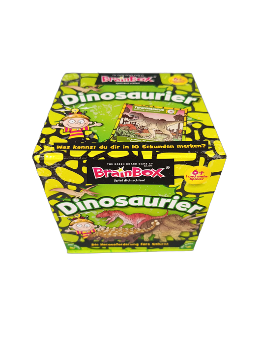 BrainBox Dinosaurier 90038 Kartenspiel & Lernspiel