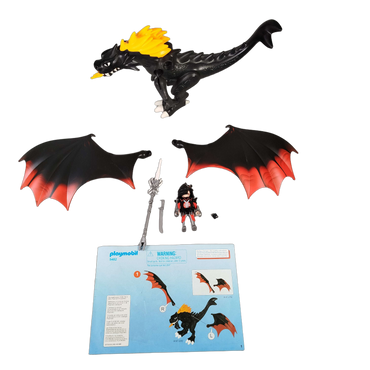 Playmobil Riesen-Kampfdrache mit Feuer-LEDs 5482 Figur