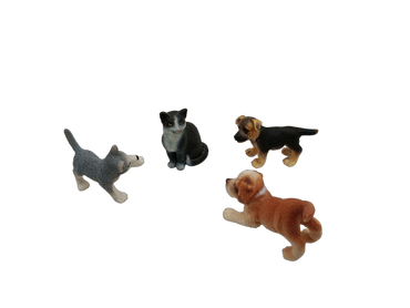 Schleich Tiere Bundle 13 Teile Tierfiguren Hunde Katze Schwan