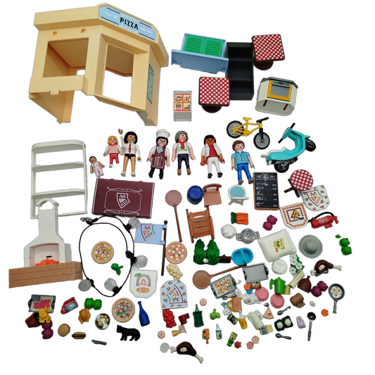 Playmobil Pizzeria mit Gartenrestaurant 70336 Spielset mit Zubehör