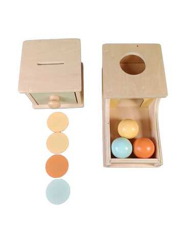 Bundle Montessori Set von 4 Steckspiel, Sortierbox & Stapelspiel