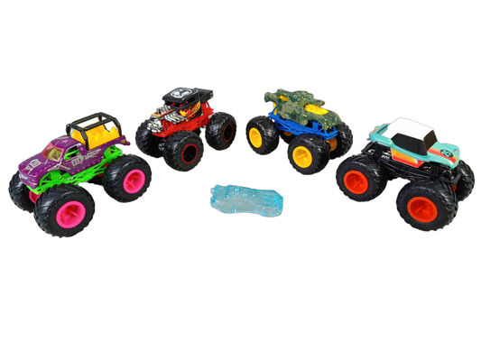 Mattel Bundle Hot Wheels Set von 4 Monstertrucks