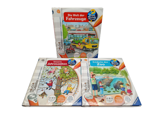 Ravensburger Bundle tiptoi 00506 Set von 4 Bücher & Stift
