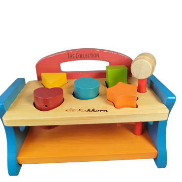 Eichhorn Bundle Montessori Set von 2 Werkbank & Steckwürfel