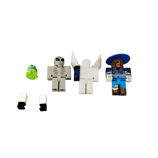 Bundle Skelett, Equila & Alien-Pet Set von 4 Actionfiguren