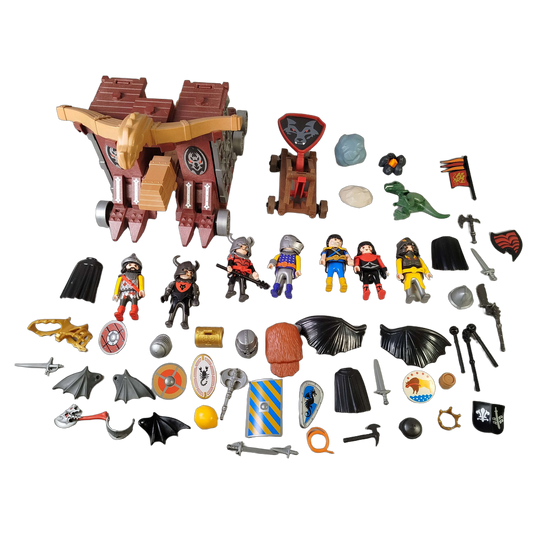 Playmobil Bundle Drachenland 4837 Set Figuren, Wikinger & Ritter