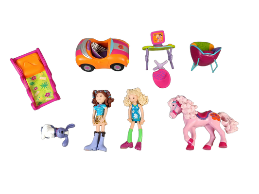 Manhattan Toy Bundle Groovy Girls großes Set Puppen, Pferd & Cabrio