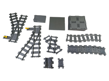 LEGO Bundle City 60238 60205 Set von 2 Zug-Gleise, Weichen & Kreuzung