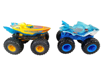 Mattel Bundle Hot Wheels SpongeBob Set von 7 Monstertrucks & Autos