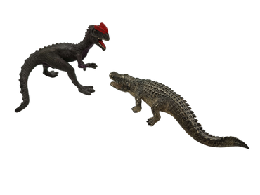 Schleich Tiere Bundle Dinosaurier & Hai Velociraptor Figuren