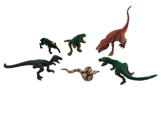 Schleich Tiere Bundle Eldrador & Dinosaurier 6 Teile Figuren 14587