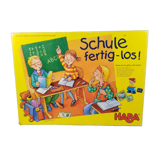 HABA Schule - fertig - los 4587 Lernspiel & Kinderspiel