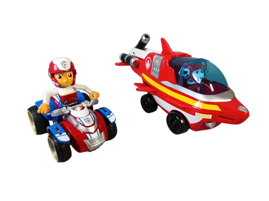 Spin Master Bundle Paw Patrol Aqua Pups Set von 2 Fahrzeuge & Figuren