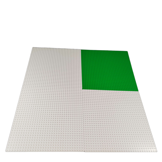 LEGO Bundle Grundplatten 32x32 Set von 4 Basisplatten Weiß & Grün