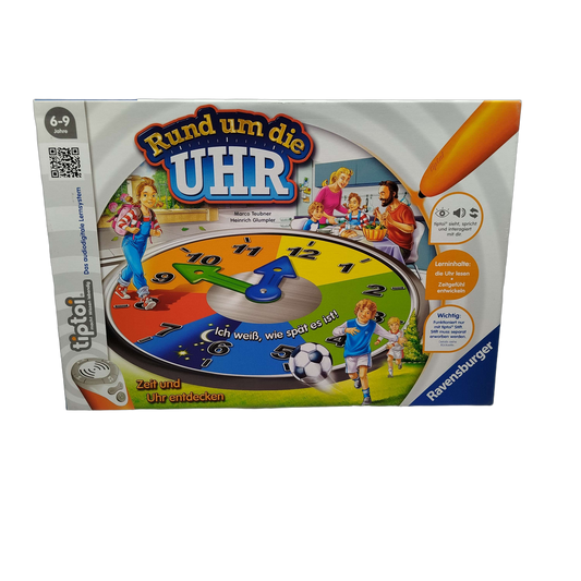 Ravensburger tiptoi Rund um die Uhr Lernspiel, Neu, ab 6 Jahre