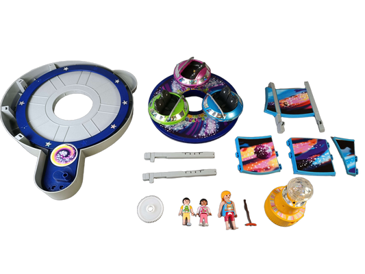 Playmobil 5554 Breakdancer mit Lichteffekten Jahrmarkt Fahrgeschäft
