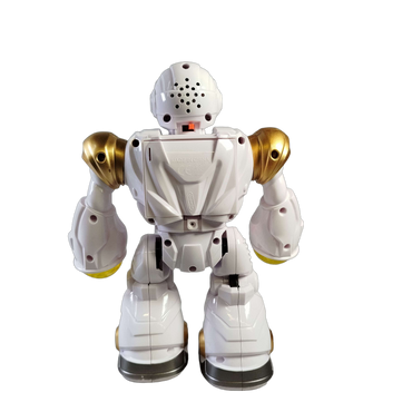 Lernroboter weiß-gold 22 cm Spielzeugroboter interaktiv