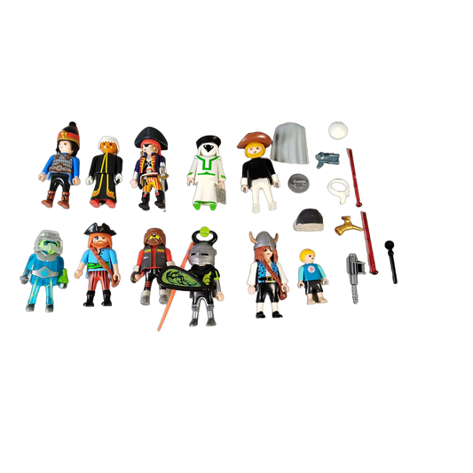 Playmobil Bundle Cowboy Alien Ritter Pirat Set von 6 Figuren