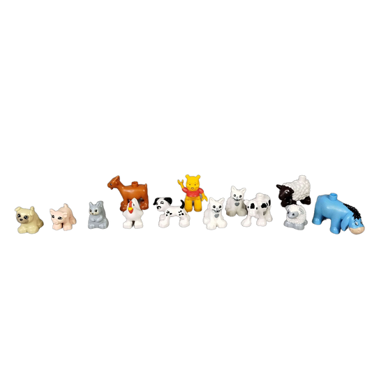 LEGO Bundle Duplo Winnie the Pooh Set von 13 Figuren & Tiere
