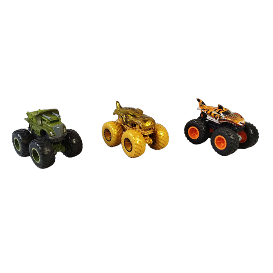 Mattel Bundle Hot Wheels Monster Trucks Set von 3 Spielzeugautos