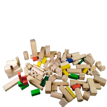 BRIO Holzbausteine natur & farbig Bauklötze Set