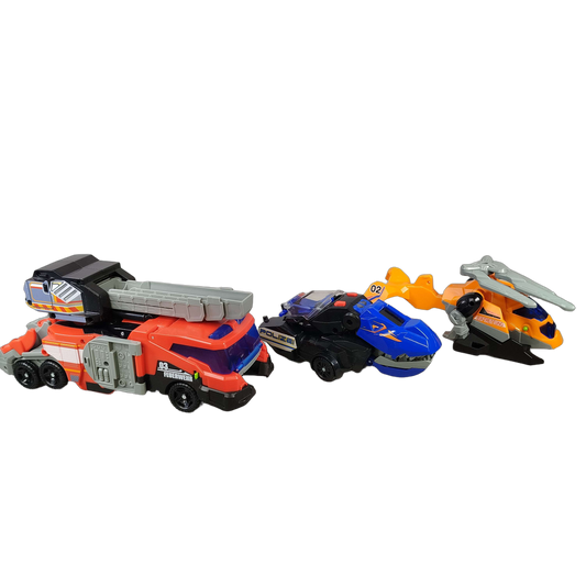 VTech Bundle Feuerwehr Polizei Luftrettung Set von 3 Einsatzfahrzeuge