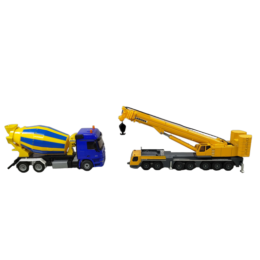 Siku Bundle Baustelle Set von 2 3539 1886 Betonmischer & Kran