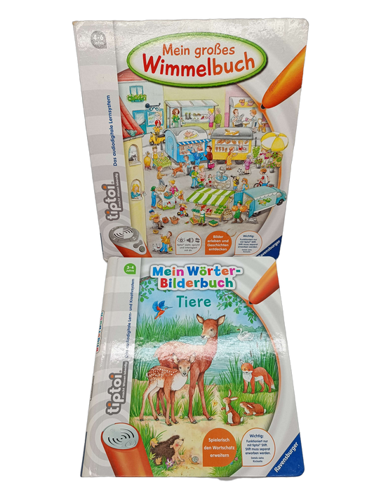 Ravensburger Bundle tiptoi Set von 2 Wimmelbuch & Wörterbuch