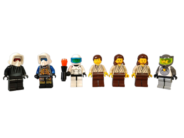 LEGO Bundle Set von 11 Minifiguren Ritter, Raumfahrer, Cowboy
