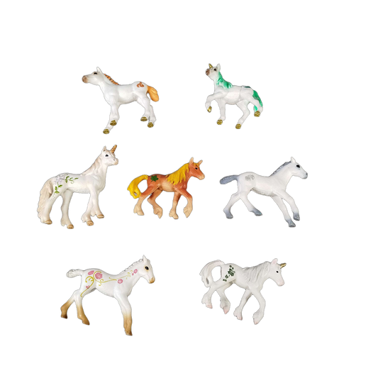 Schleich Bundle Bayala Einhorn-Fohlen 7 Teile Figuren