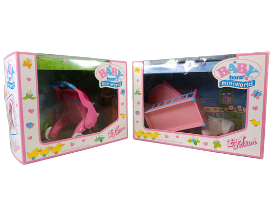 Zapf Creation Bundle BABY born großes Set Puppenwagen & Zubehör