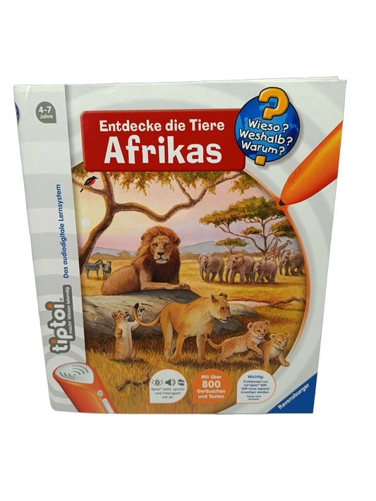 Ravensburger tiptoi Entdecke die Tiere Afrikas Buch
