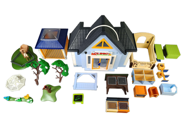 Playmobil Tierklinik mit Gehegen 4343 Spielset